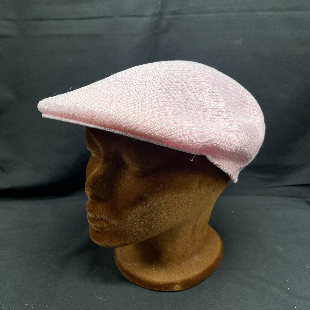 Vintage 1980s Pink Polyester Blend Newsboy Cap One Size Fits Most Vintage 1980s Pink Polyester Blend Newsboy Cap One Size Fits Most